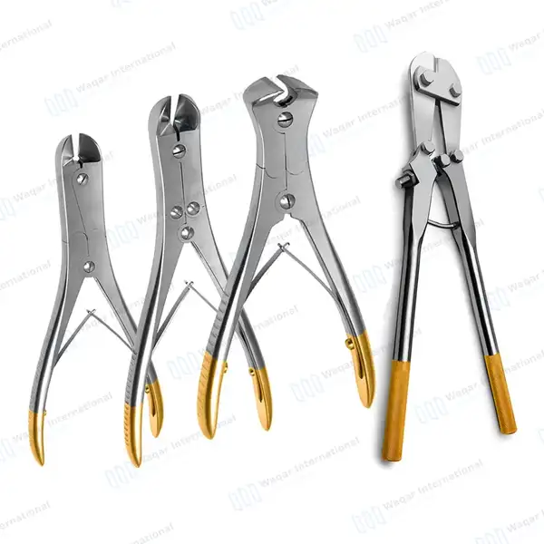 4 Pcs T/C Pin & Wire Cutter Set Orthopedic Surgical Instrument - surgical instruments manufactured by Waqar International, Sialkot - view 2