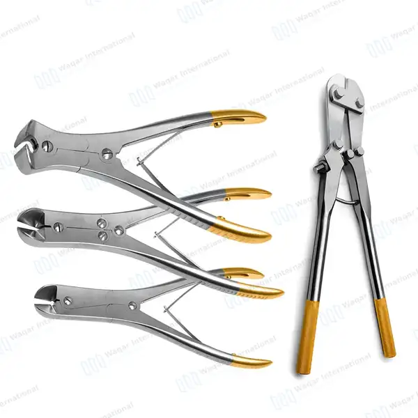 4 Pcs T/C Pin & Wire Cutter Set Orthopedic Surgical Instrument - surgical instruments manufactured by Waqar International, Sialkot - view 7