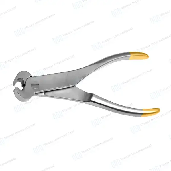 T/C Cannulated Pin and Wire Cutter 7.5″ End Cutting Upto 1.6mm (1/16″) - surgical instruments manufactured by Waqar International, Sialkot - view 3