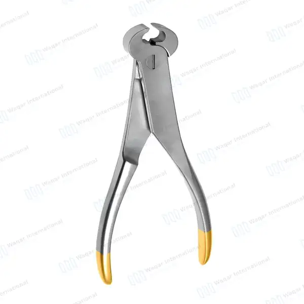 T/C Cannulated Pin and Wire Cutter 9″ End Cutting Upto 1.6mm (1/16″) - surgical instruments manufactured by Waqar International, Sialkot - view 4