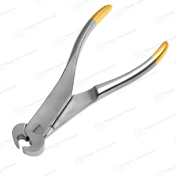 T/C Cannulated Pin and Wire Cutter 9″ End Cutting Upto 1.6mm (1/16″) - surgical instruments manufactured by Waqar International, Sialkot - view 5
