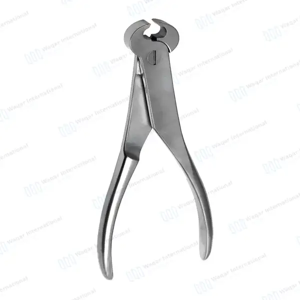 Cannulated Pin and Wire Cutter 7.5″ End Cutting Upto 1.6mm (1/16″) - surgical instruments manufactured by Waqar International, Sialkot - view 2