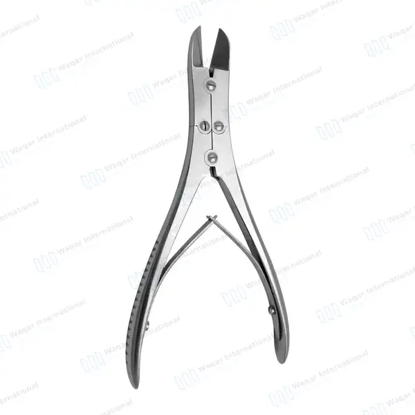 Ruskin Liston Bone Cutting Forceps 6″ Angled Double Action - orthopedic instruments manufactured by Waqar International, Sialkot - view 4