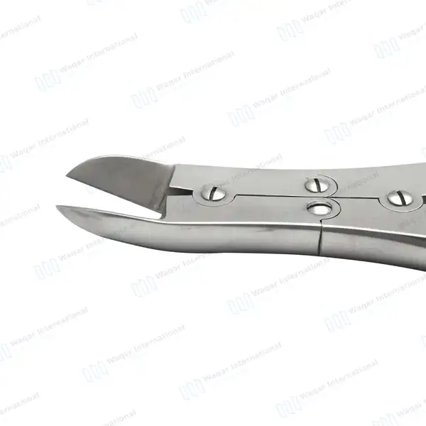 Ruskin Liston Bone Cutting Forceps 7.5″ Angled Double Action - orthopedic instruments manufactured by Waqar International, Sialkot - view 2