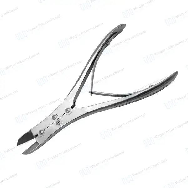 Ruskin Liston Bone Cutting Forceps 7.5″ Angled Double Action - orthopedic instruments manufactured by Waqar International, Sialkot - view 3
