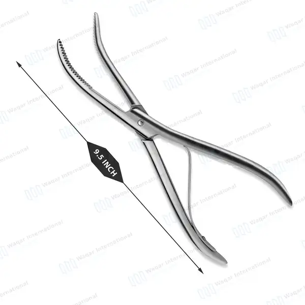 Wolfe-Boehler Plaster Breaker 9.5″ 15mm Wide Deep Serrated Jaws - orthopedic instruments manufactured by Waqar International, Sialkot - view 3