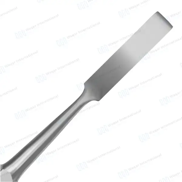 Hibbs Chisel 9″ (22.9cm) Straight 3/8″ (0.95cm) Wide Blade - orthopedic instruments manufactured by Waqar International, Sialkot - view 2