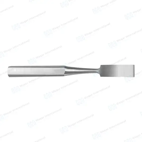 Hibbs Chisel 9″ (22.9cm) Straight 1/2″ (1.3cm) Wide Blade - orthopedic instruments manufactured by Waqar International, Sialkot - view 3