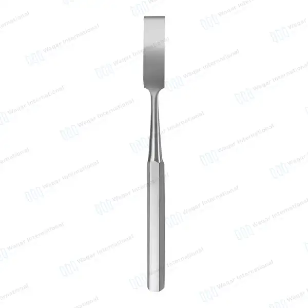 Hibbs Chisel 9″ (22.9cm) Straight 3/4″ (1.9cm) Wide Blade - orthopedic instruments manufactured by Waqar International, Sialkot - view 3