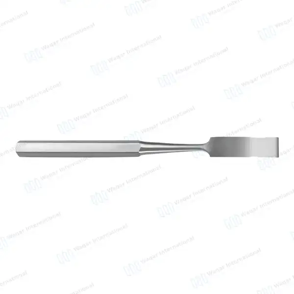 Hibbs Chisel 9″ (22.9cm) Straight 3/4″ (1.9cm) Wide Blade - orthopedic instruments manufactured by Waqar International, Sialkot - view 4