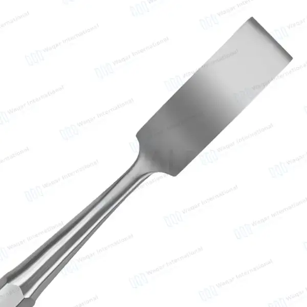 Hibbs Chisel 9″ (22.9cm) Straight 7/8″ (2.2cm) Wide Blade - orthopedic instruments manufactured by Waqar International, Sialkot - view 2
