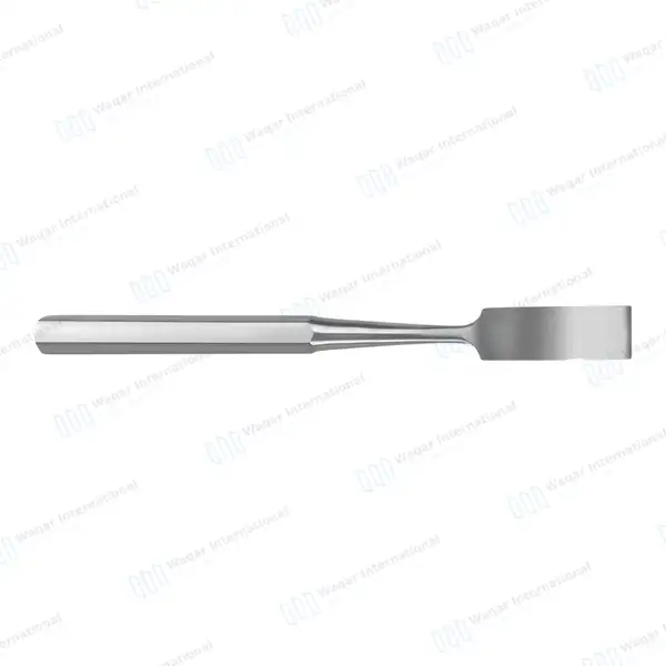 Hibbs Chisel 9″ (22.9cm) Straight 7/8″ (2.2cm) Wide Blade - orthopedic instruments manufactured by Waqar International, Sialkot - view 4