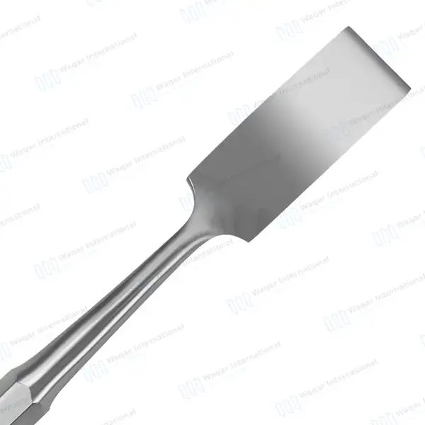 Hibbs Chisel 9″ (22.9cm) Straight 1″ (2.5cm) Wide Blade - orthopedic instruments manufactured by Waqar International, Sialkot - view 2