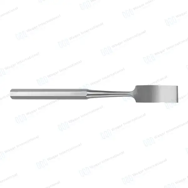 Hibbs Chisel 9″ (22.9cm) Straight 1″ (2.5cm) Wide Blade - orthopedic instruments manufactured by Waqar International, Sialkot - view 4