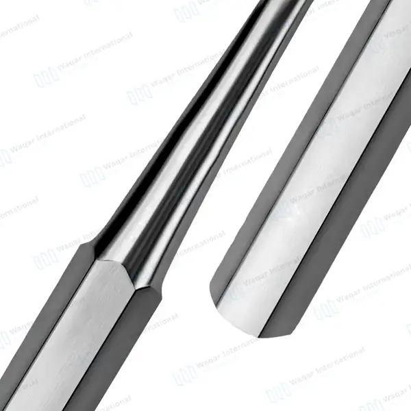 Hibbs Chisel 9″ (22.9cm) Straight 1″ (2.5cm) Wide Blade - orthopedic instruments manufactured by Waqar International, Sialkot - view 5