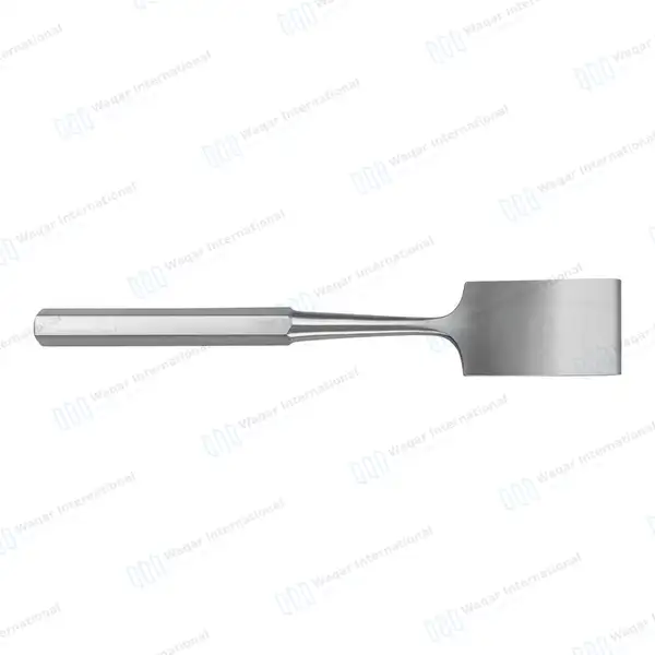 Hibbs Chisel 9″ (22.9cm) Straight 1 1/2″ (3.8cm) Wide Blade - orthopedic instruments manufactured by Waqar International, Sialkot - view 4