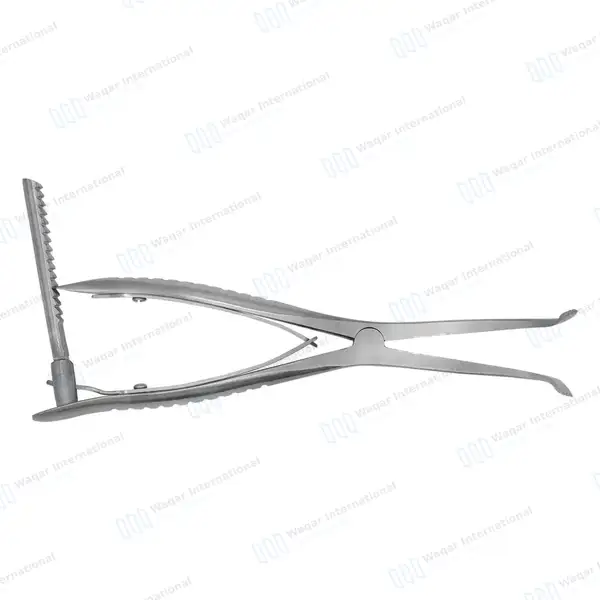 Inge Lamina Spreader 9.5″ Jaws Open to 1 3/4″ with Teeth - surgical instruments manufactured by Waqar International, Sialkot - view 7