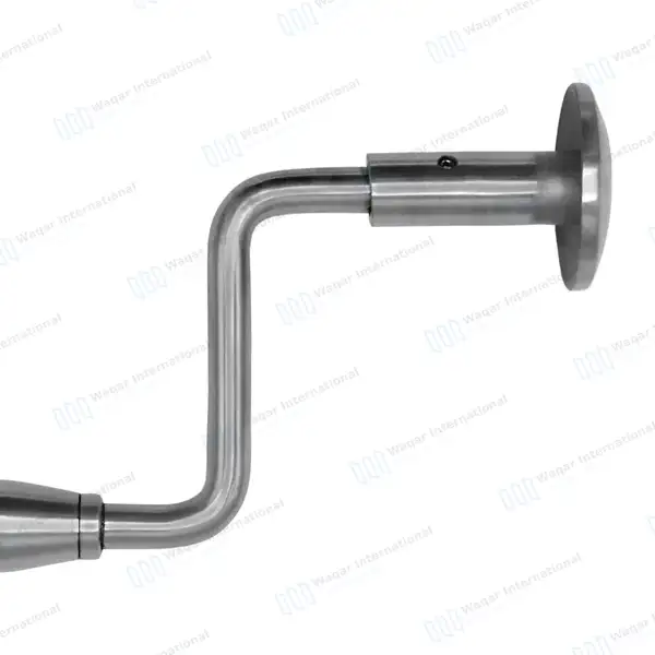 Hudson Brace Hand Drill 10″ (25.4cm) - surgical instruments manufactured by Waqar International, Sialkot - view 4