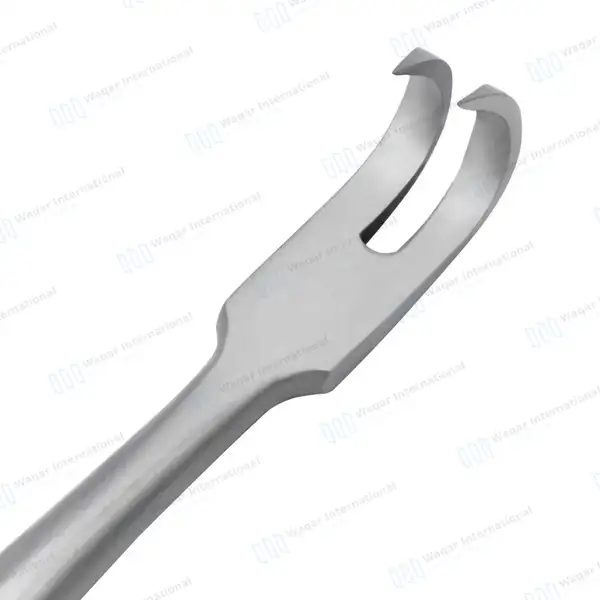 Volkman Retractor 8.5″ Ring Handle with 2 Sharp Prongs - surgical instruments manufactured by Waqar International, Sialkot - view 5