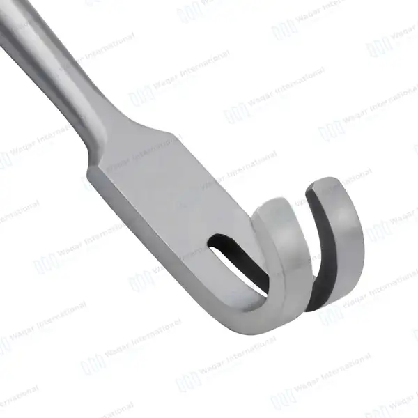Volkman Retractor 8.5″ Ring Handle with 2 Blunt Prongs - surgical instruments manufactured by Waqar International, Sialkot - view 6