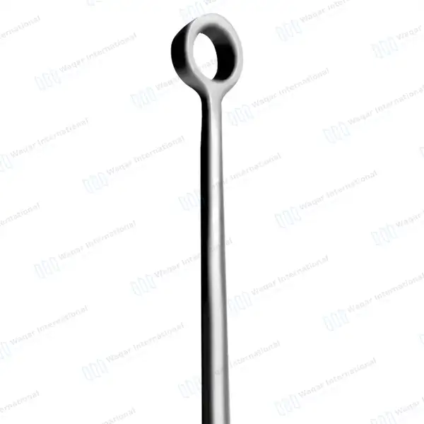 Cone Ring Curette 9″ Straight 6mm Size #2 - surgical instruments manufactured by Waqar International, Sialkot - view 3