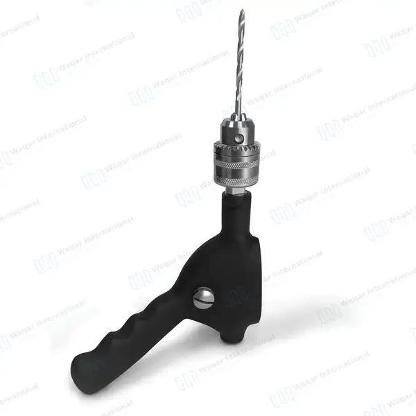 Ralks Hand Drill 6″ Cannulated Chuck 1/4″ Orthopedic Instrument - orthopedic instruments manufactured by Waqar International, Sialkot - view 2