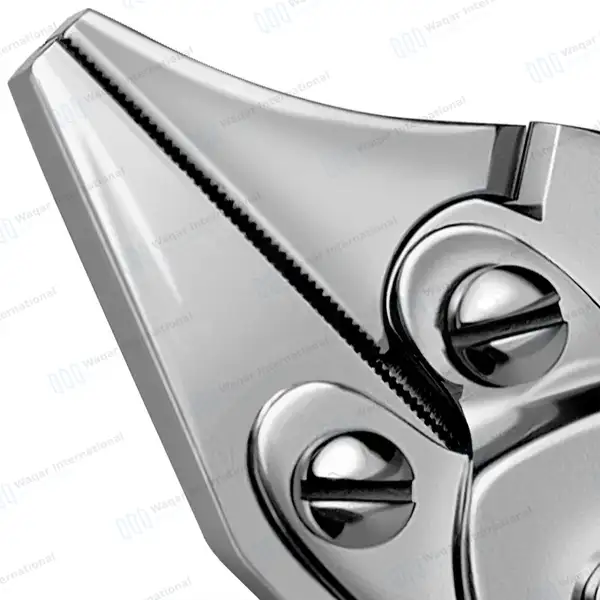 Side Cutter Parallel Action Plier 4.5″ (11.4cm) Serrated Jaws - surgical instruments manufactured by Waqar International, Sialkot - view 5