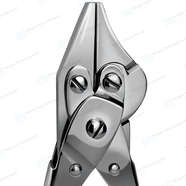Side Cutter Parallel Action Plier 4.5″ (11.4cm) Serrated Jaws - surgical instruments manufactured by Waqar International, Sialkot - view 6