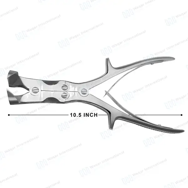 LISTON-STILLE Bone Cutting Forceps 10.5″ Double Action 90 Degree Angled Jaws - orthopedic instruments manufactured by Waqar International, Sialkot - view 2