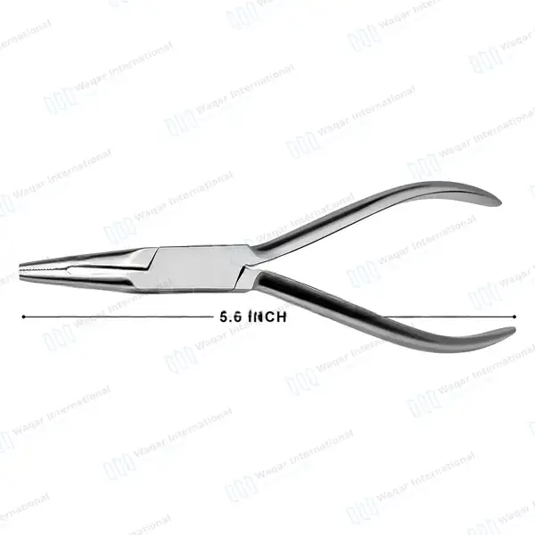 Pin Puller Pliers 5.5″ (14cm) with Groove Serrated Jaws - surgical instruments manufactured by Waqar International, Sialkot - view 3