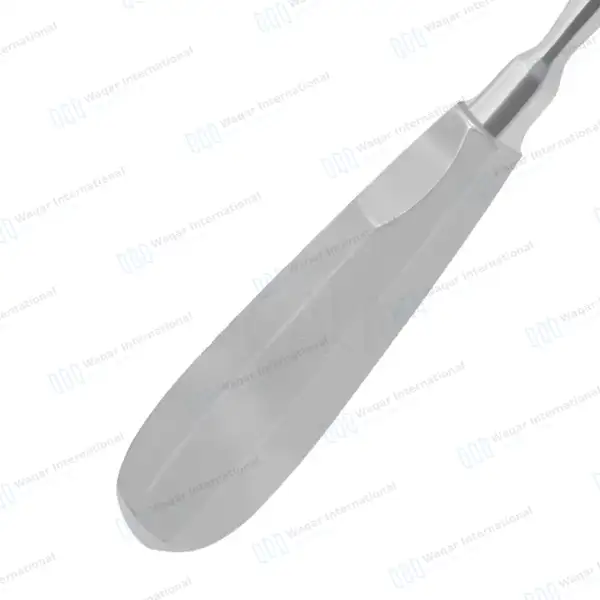 Bone File 10″ Half-round Blade 3 4/5″ X 3/5″ Bayonet Shank Handle - orthopedic instruments manufactured by Waqar International, Sialkot - view 7