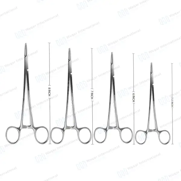 4 Pcs Mayo Hegar Needle Holders Set 5.5″, 6″, 7″ & 8″ - surgical instruments manufactured by Waqar International, Sialkot - view 3