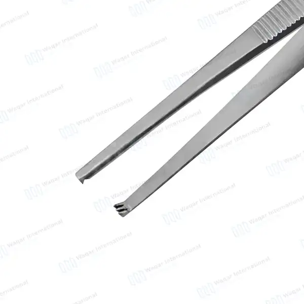 Thumb Tissue Forceps 2×3 Teeth 5″ - surgical instruments manufactured by Waqar International, Sialkot - view 5