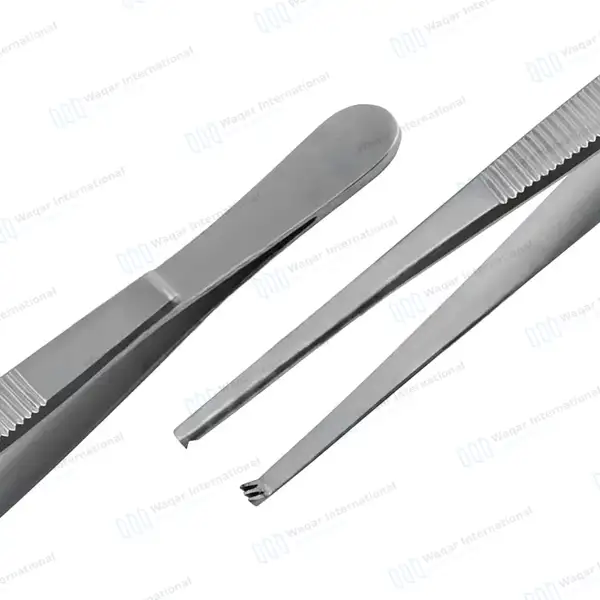 Thumb Tissue Forceps 2×3 Teeth 6″ - surgical instruments manufactured by Waqar International, Sialkot - view 6