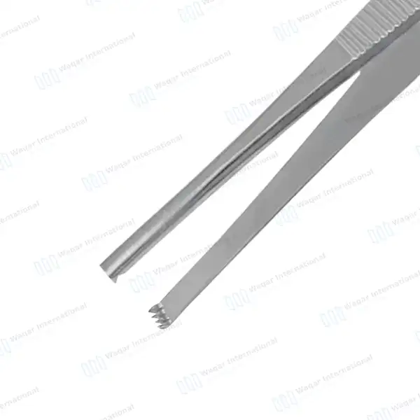 3 Thumb Tissue Forceps 3×4 Teeth 5″, 5.5″ & 6″ - surgical instruments manufactured by Waqar International, Sialkot - view 5