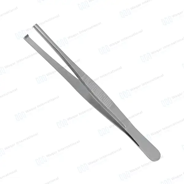 Thumb Tissue Forceps 4×5 Teeth 5.5″ - surgical instruments manufactured by Waqar International, Sialkot - view 2