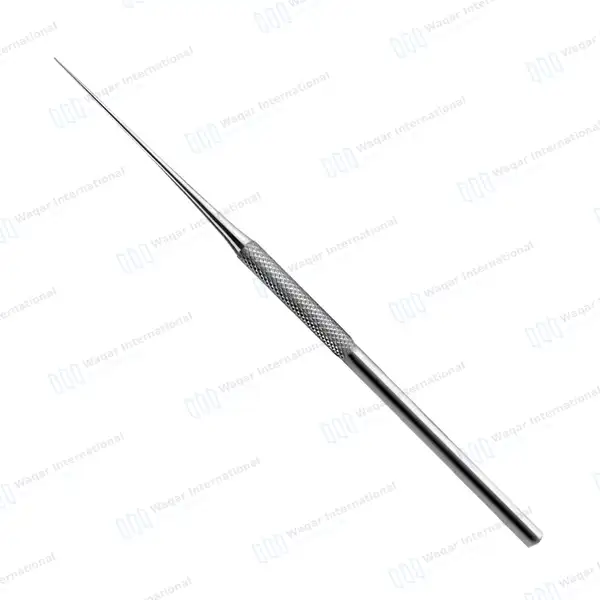 10 Metal Teasing Needles 6″ Straight Pointed Tips - surgical instruments manufactured by Waqar International, Sialkot - view 2