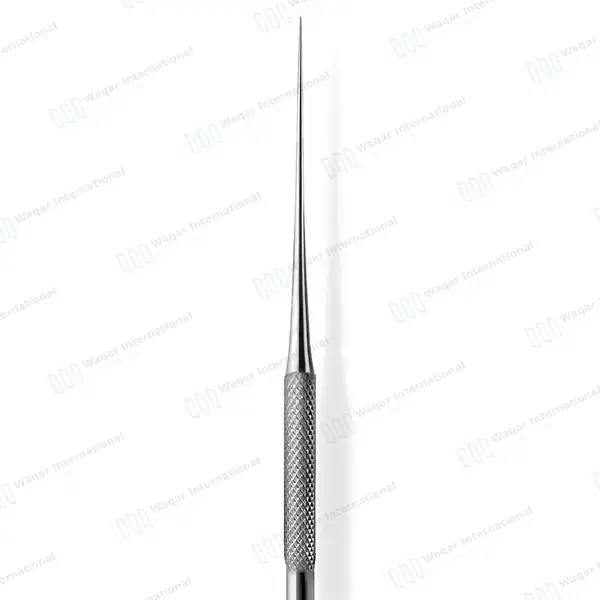 10 Metal Teasing Needles 6″ Straight Pointed Tips - surgical instruments manufactured by Waqar International, Sialkot - view 4