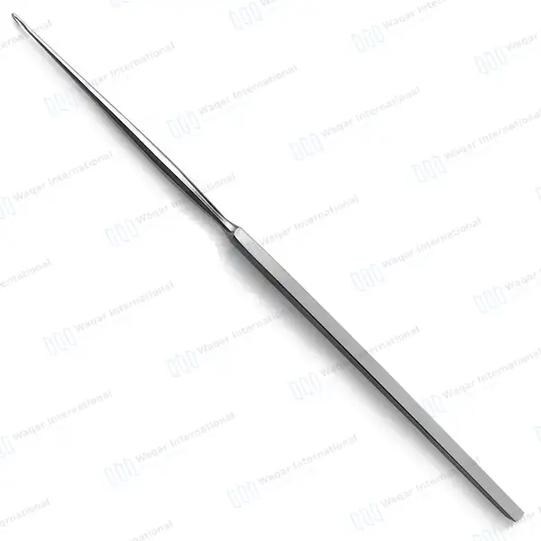 Gillies Skin Hook 7″ Large 4mm Dia Sharp Round Tip - surgical instruments manufactured by Waqar International, Sialkot - view 5