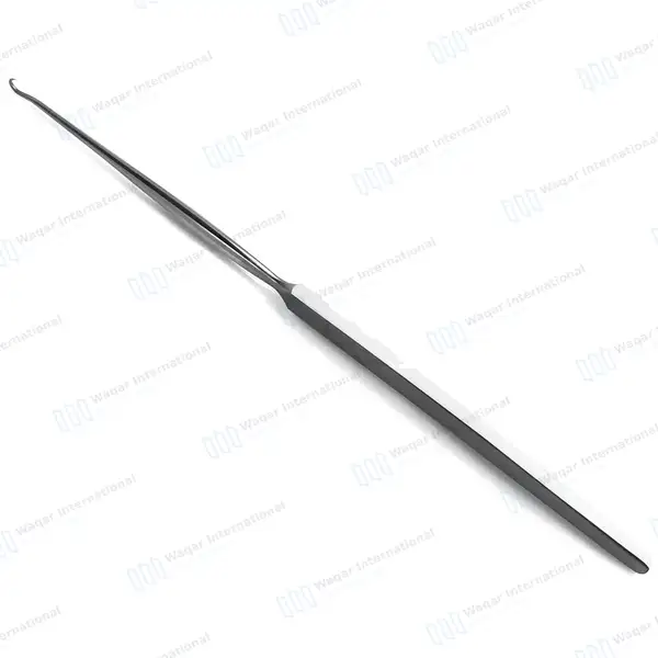Gillies Skin Hook 7″ Large 4mm Dia Sharp Round Tip - surgical instruments manufactured by Waqar International, Sialkot - view 6
