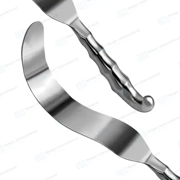 Deaver Retractor 1″x12″ with Hollow Grip Handle - surgical instruments manufactured by Waqar International, Sialkot - view 6