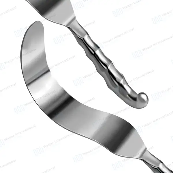 Deaver Retractor 1.5″x12″ with Hollow Grip Handle - surgical instruments manufactured by Waqar International, Sialkot - view 5