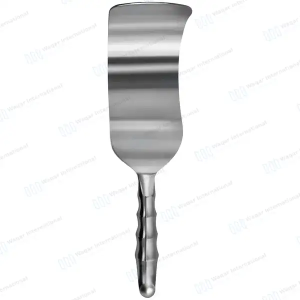 Deaver Retractor 4″x12″ with Hollow Grip Handle - surgical instruments manufactured by Waqar International, Sialkot - view 7