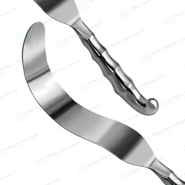 Deaver Retractor 1″x13″ with Hollow Grip Handle - surgical instruments manufactured by Waqar International, Sialkot - view 6