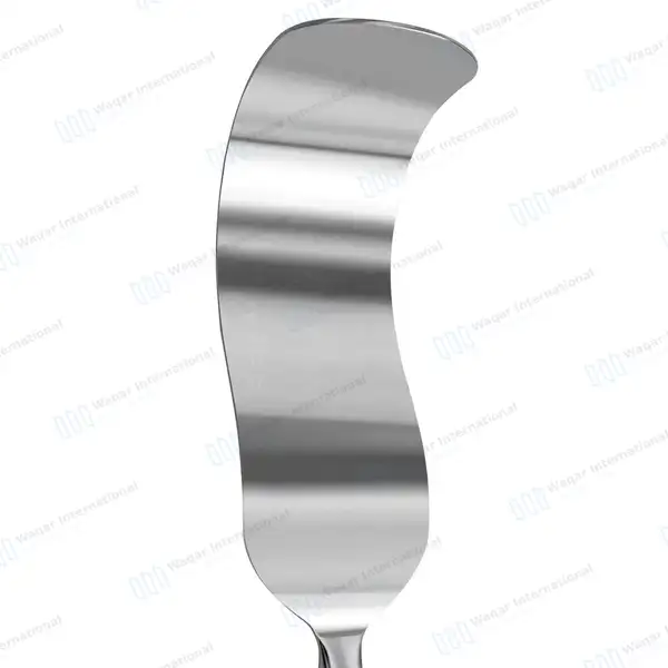 Deaver Retractor 4″x13″ with Hollow Grip Handle - surgical instruments manufactured by Waqar International, Sialkot - view 3