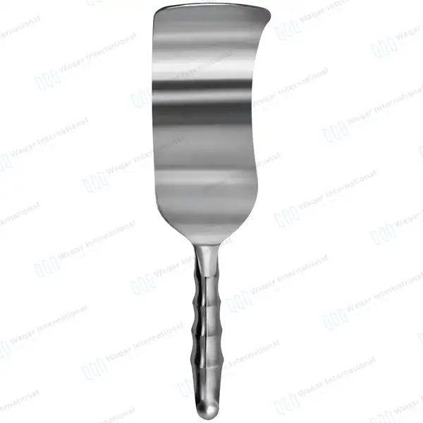 Deaver Retractor 4″x13″ with Hollow Grip Handle - surgical instruments manufactured by Waqar International, Sialkot - view 7