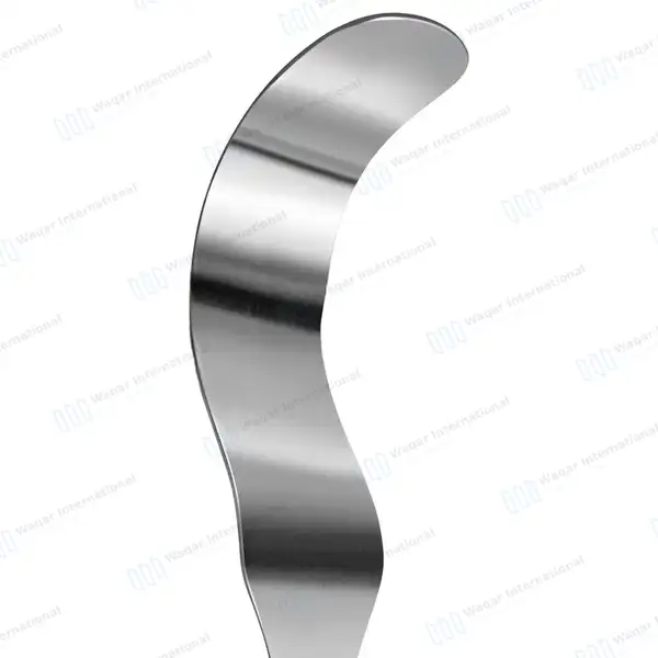 Deaver Retractor 2″ X 13″ with Solid Handle - surgical instruments manufactured by Waqar International, Sialkot - view 3