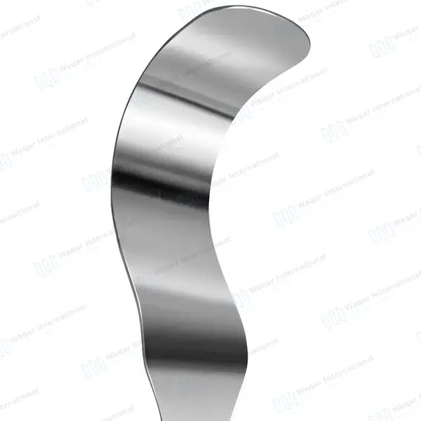 Deaver Retractor 2.5″ X 13″ with Solid Handle - surgical instruments manufactured by Waqar International, Sialkot - view 3