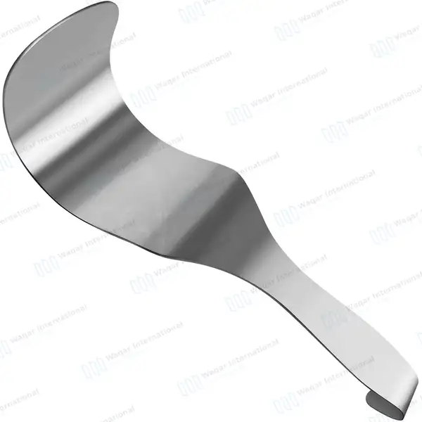 Deaver Retractor 4″ X 13″ with Solid Handle - surgical instruments manufactured by Waqar International, Sialkot - view 2