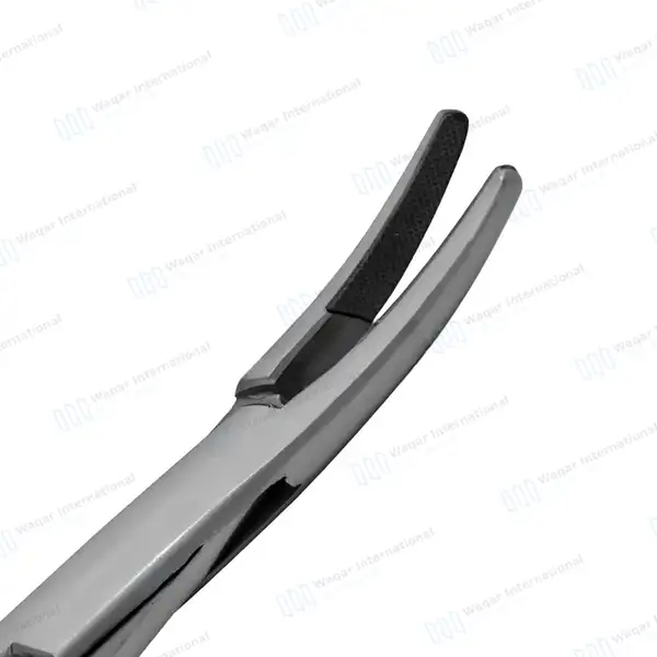 T/C Heaney Needle Holder 8″ (20.3cm) Curved Serrated Jaws - surgical instruments manufactured by Waqar International, Sialkot - view 5